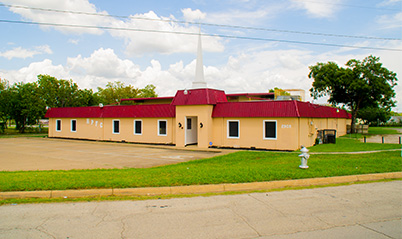 Higher Praise Family Church building in Forest Hill, Texas
